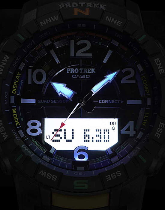 Casio Casio Pro Trek PRT-B50YT-1 PRT - задняя крышка пластик корпуса, япония часы